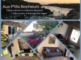 Aux petits bonheurs, Gîtes culturel à la Roche Bernard、Férelのホテル
