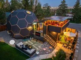 Dome House YYC, Iconic, Luxury, Backyard Oasis