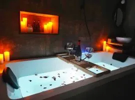 Love and spa vue montagne