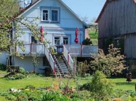 Wind in den Weiden, Übernachten am Bachlauf, hotel em Birstein