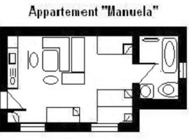 01 Manuela, apartamento em Ober-Mörlen