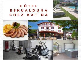Hotel Eskualduna Chez Katina, olcsó hotel Saint-Martin-dʼArrossa városában