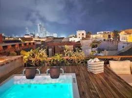 Colonial & Art Private House In Old City - Adults Only - 4Floors - Pool - Jasussi - City View