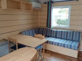 MOBIL HOME LUCKY climatisé camping NOVELA PORT LA NOUVELLE