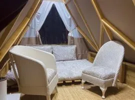Glamping Tent at Abbey Green Farm