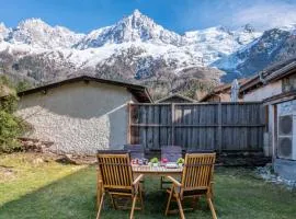Pretty loft with view of Mont Blanc & glacier