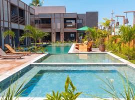 Condomínio Gamboa Patacho a 190 da praia na Rota dos Milagres, hotel in Pôrto de Pedras