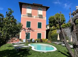 "Villa degli Ulivi" Wonderful Villa with private pool and sea view, viešbutis su baseinais mieste Recco