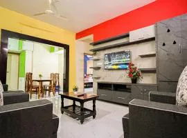 S V IDEAL HOMESTAY -2BHK SERVICE APARTMENTS-AC Bedrooms, Premium Amities, Near to Airport