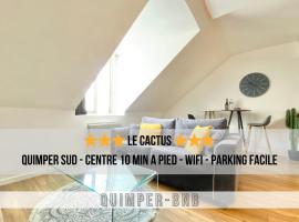 LE CACTUS - Beau T2 - 10 min du centre à pied et parking facile, apartmán v destinaci Quimper