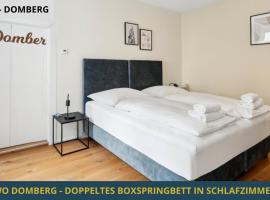 NEU KapApart15 - 6 schöne FeWos mit Einbauküche, Bad und Balkon in der Altstadt auf Bambergs Insel, hotel in Bamberg
