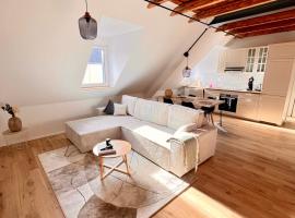Dachgeschoss-Maisonette-Apartment mit Klimaanlage, hotel in Dorsten