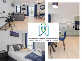 Watford Cassio Deluxe - Modernview Serviced Accommodation, apartment in Watford