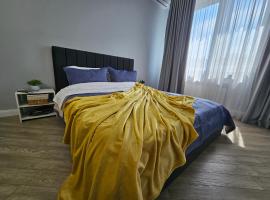 3 room Gagarin Park Residential Complex near MEGA Shopping Mall، شقة في ألماتي