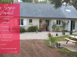 Le Sapin Parasol - Maison pour 7 pers., hotel com estacionamento em Lussault-sur-Loire