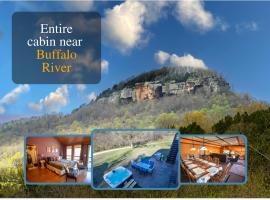 Misty Creek Cabin, enjoy the Ozarks and the beautiful Buffalo River, vacation home in Vendor