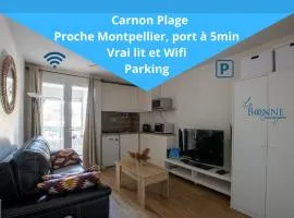 Rêves de Mer Carnon Plage Parking privé