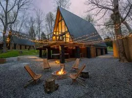 Valhalla Cabins AFrames with hot tubs & sauna