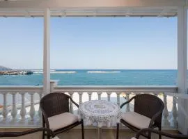 Kyma beach accommodation Poseidon apartment 6 guests