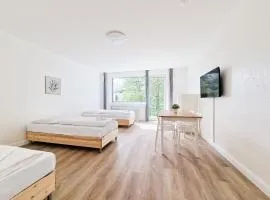 RAJ Living - 3 Zimmer Wohnung mit Balkon - 25 Min zur Messe DUS