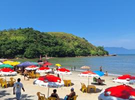 Pousada Meraki Beach, hotell i Caraguatatuba