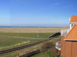 Lagoon on the Wadden Sea on Wangerooge, Cottage in Wangerooge