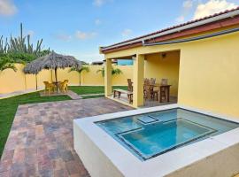 Yellow Cunucu-4 Bedrooms House