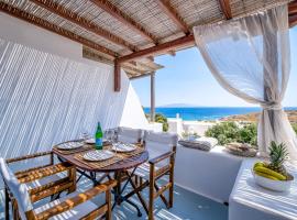 Sunny Getaway in Mykonos Lia Beach, hotell i Kalafatis