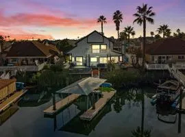 * Large Updated Waterfront Delta Manor Boat Dock *