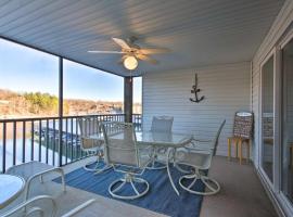 Waterfront Condo with Boat Slip!, serviced apartment in Lake Ozark
