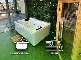 L’Escapade SPA Sauna + Jacuzzi, apartament din Saint-Brieuc