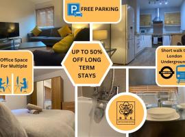 50%Off Monthly & Weekly Stays -Contractors/Business/Relocators/Family, hotel Mordenben