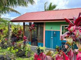 Tropical Zen Bungalow, casa o chalet en Pahoa