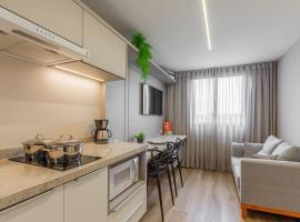 Easy Life Campos PUC by Xtay - Hospede-se próximo ao Viasoft Experience e Estádio Durival, chỗ nghỉ tự nấu nướng ở Curitiba
