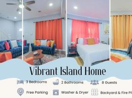 Vibrant Island Home - 3 Bedrooms and 2 Bathrooms, feriebolig i Atlantic City