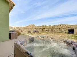 Modern Yucca Valley Oasis with Hot Tub and Views