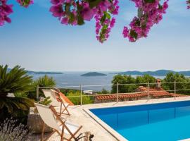 Beautiful Villa Schola with pool, lodging in Trsteno