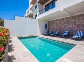 Private Pool Townhome with Rooftop and Malecón 5 min Walk