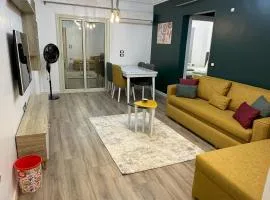 A very luxurious hotel apartment in Obour, the entertainment district, second floor, without an elevator