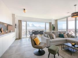 Bright apartment with seaview, departamento en Bredene