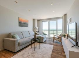 Cosy apartment with frontal seaview, מלון בניופורט