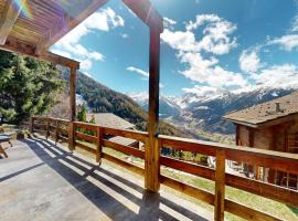 Charming alpine studio in the Val d'Anniviers，聖呂克的飯店