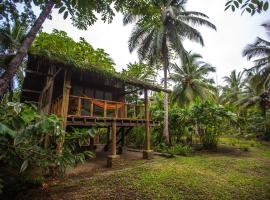 Jardín Botánico del Pacífico y Mecana Ecohotel ลอดจ์ในบาเยีย โซลาโฯ