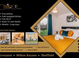 Milton 5BR House with free parking, 3.5 Bathrooms ideal for CONTRACTORS & WEEKEND stays, hotel with parking in Broughton