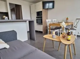 La cabine du Port, cosy, vue mer, plage à 100m