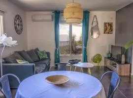 Appartement F4 neuf avec jardin et cuisine d'été