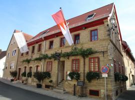 Gasthaus Winzerstube & Hotel, hotell i Rödelsee