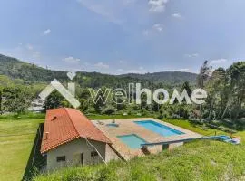 Linda casa de campo com piscina em São Roque