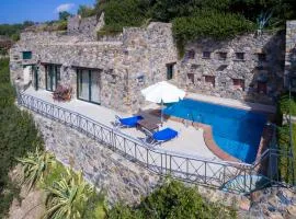 Seaview villa Amphitriti with Private Pool, 20 min from Elafonissi beach