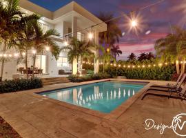 Modern Luxurious Beach Retreat-5 Br with/pool, basseiniga hotell sihtkohas Hollywood